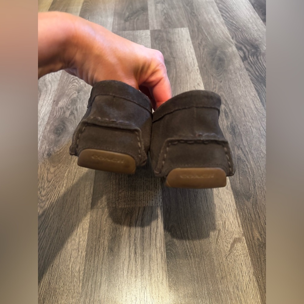 Coach Black Moccasin-Style Slip-On Loafers business office casual size 8 suede - Picture 5 of 12